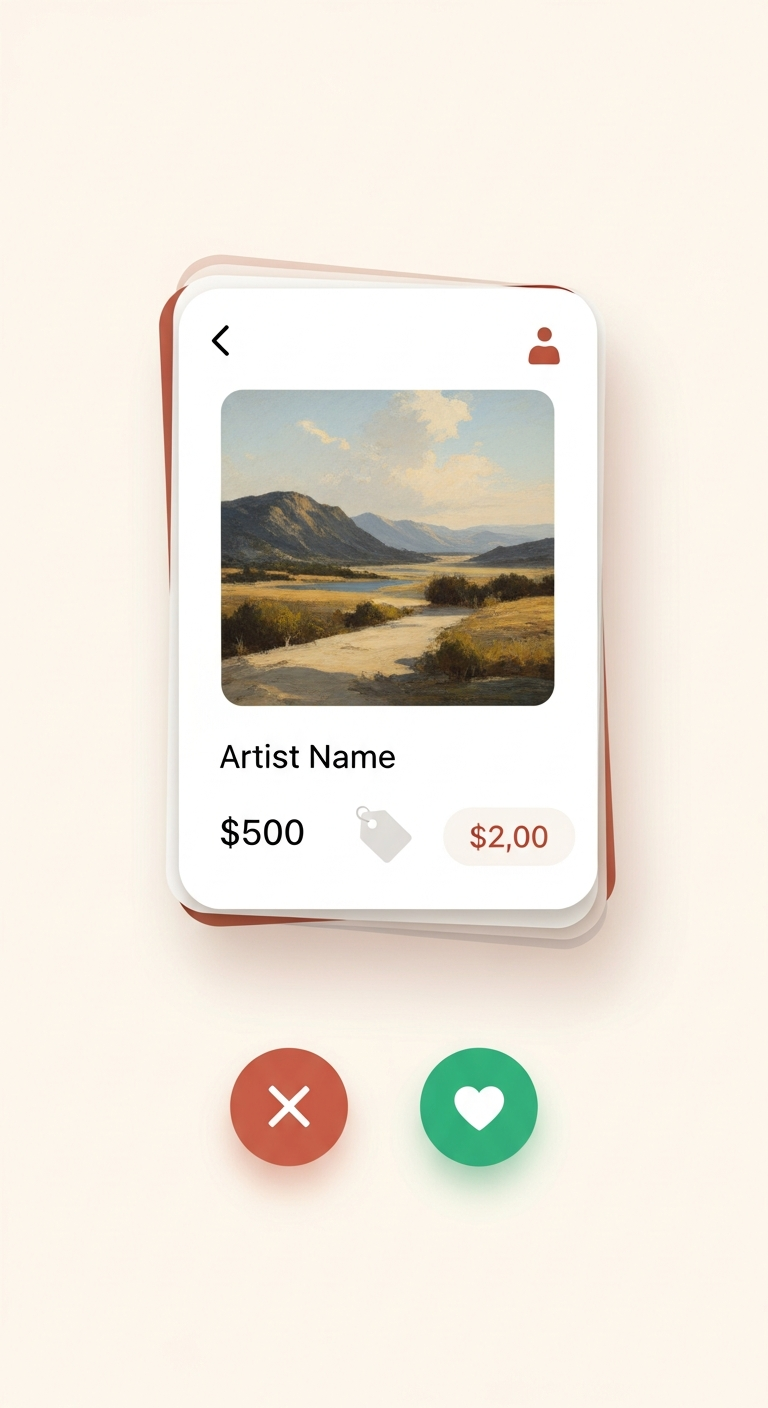 Swipe discovery interface